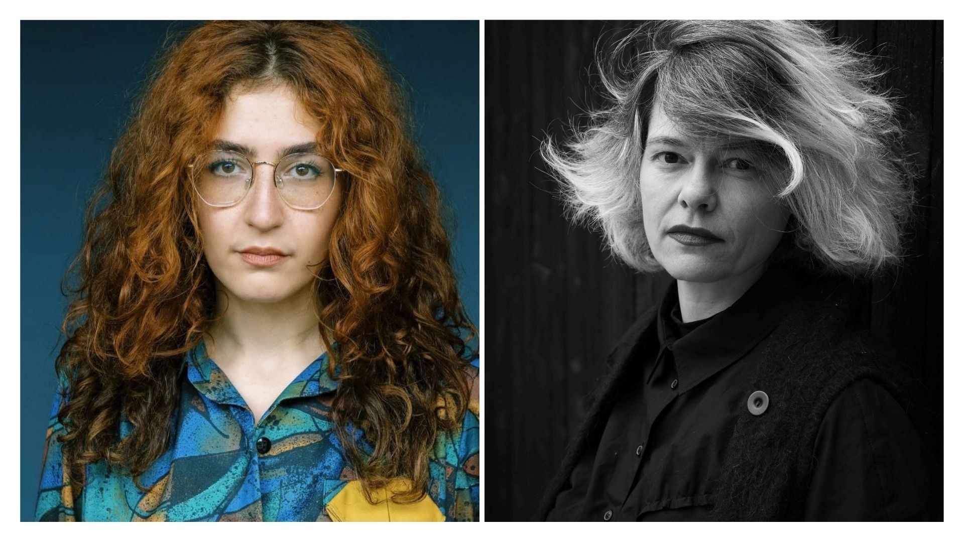 Miedya Mahmod (links), Foto: Björn Storck. Daniela Seel, Foto: Dirk Skiba